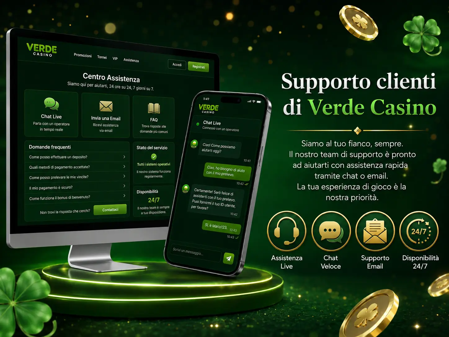 Supporto Verde Casino
